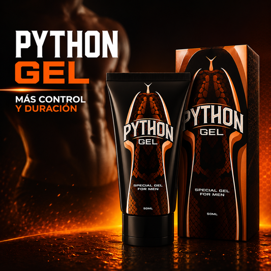 Python Gel™ | Gel Íntimo Masculino · Firmeza, Duración y Confianza