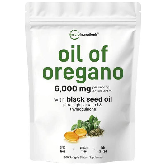 🌿 Cápsulas de Aceite de Orégano – Alivio natural para la inflamación intestinal